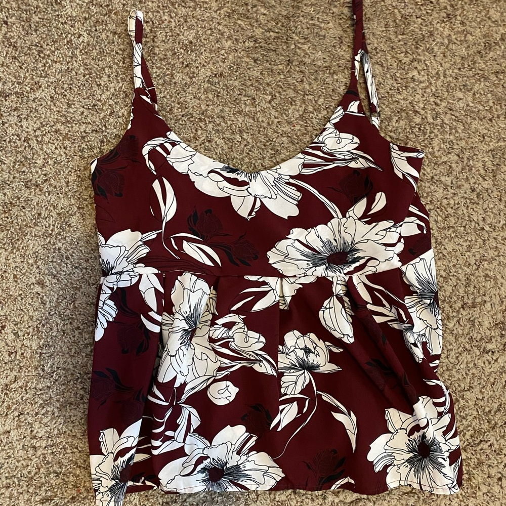 Flower tank top